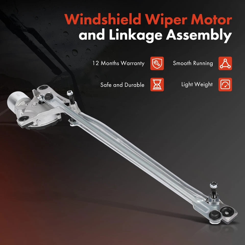 Motor limpiaparabrisas delantero y conjunto de acoplamiento para Volvo C70 C30 S40 V50 tracción izquierda Foto 2 de 4