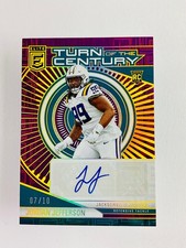 2024 Panini Donruss Elite - Turn Of The Century Jordan Jefferson Auto /10