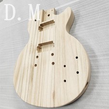 LP Style Electric Guitar Body Unfinished Paulownia Wood Natural Wood Guitar New