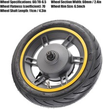10" Front Wheel Replacement for Ninebot Max G30 Electric Scooter 60/70-6.5 Tire