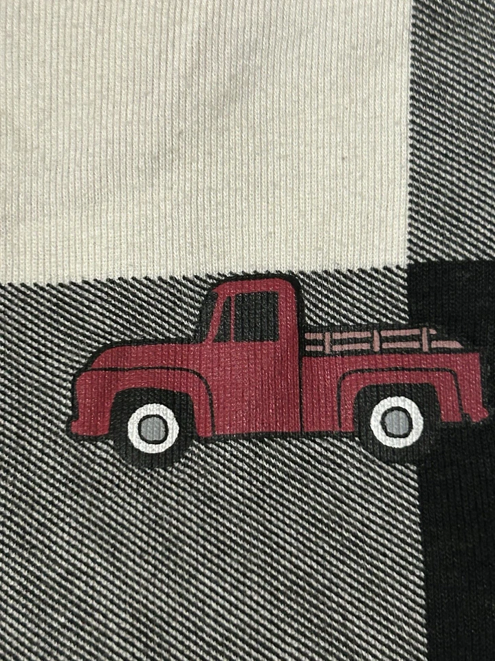 Ropa interior larga de vacaciones a cuadros Buffalo de 1 pieza para hombre con asiento que se abre talla L Foto 4 de 4