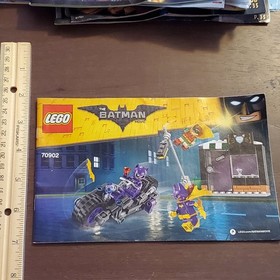 LEGO The Batman Movie 70902 Catwoman Catcycle Chase Instruction Manual Only