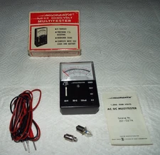 VINTAGE RADIO SHACK MICRONTA 1,000 OHMS/VOLT MULTITESTER GREAT CONDITION READ!!!