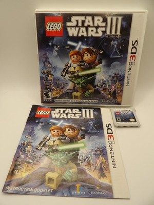 LEGO Star Wars III 3 The Clone Wars Nintendo 3DS Complete CIB 