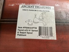 Ancient Treasurers P698322PTM King's Ransom II  Teapot Widespread Faucet