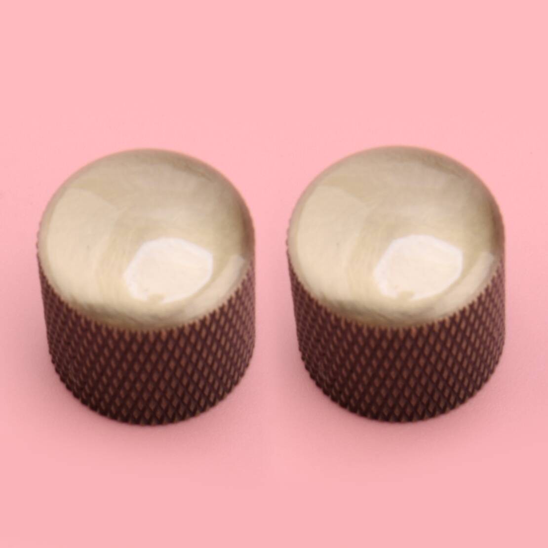 Bouton de contrôle de volume et de tonalité pour guitare basse Bronze 6mm 2Pcs