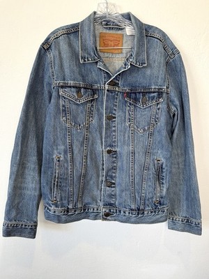 Levi Strauss & Co Men's Denim Medium Wash Trucker Jacket Size Large