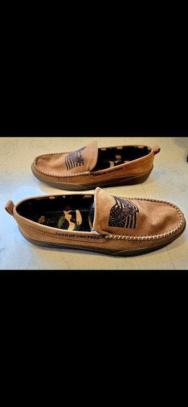 Bradford Exchang American Flag 250 Year Birthday Shoes Mens Size 10
