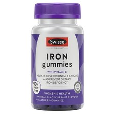 Swisse Ultiboost Iron Gummies 50 Pastilles