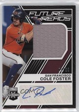 2023 Elite Extra Edition Future Threads Signatures 89/99 Cole Foster Auto uk2
