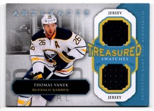 2013-14 Upper Deck Artifacts Treasured Swatches Blue Thomas Vanek Jersey Buffalo