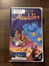 Aladdin (VHS, 1993) Robin Williams Clamshell