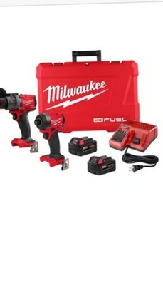 Milwaukee M18 FUEL 18V 2-Tool Combo Kit - Red (3697-22)