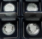 2024 Morgan and Peace Silver Dollar P & S Proof & Uncirculated 4 Coin Set
