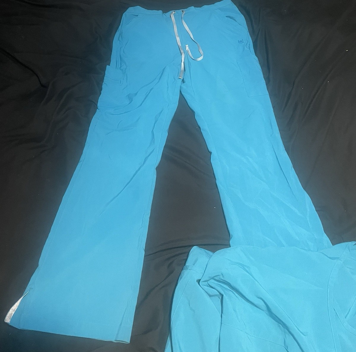 Urban Performance Women’s Size Small Medical Scrubs Set Top & Bottom View 2