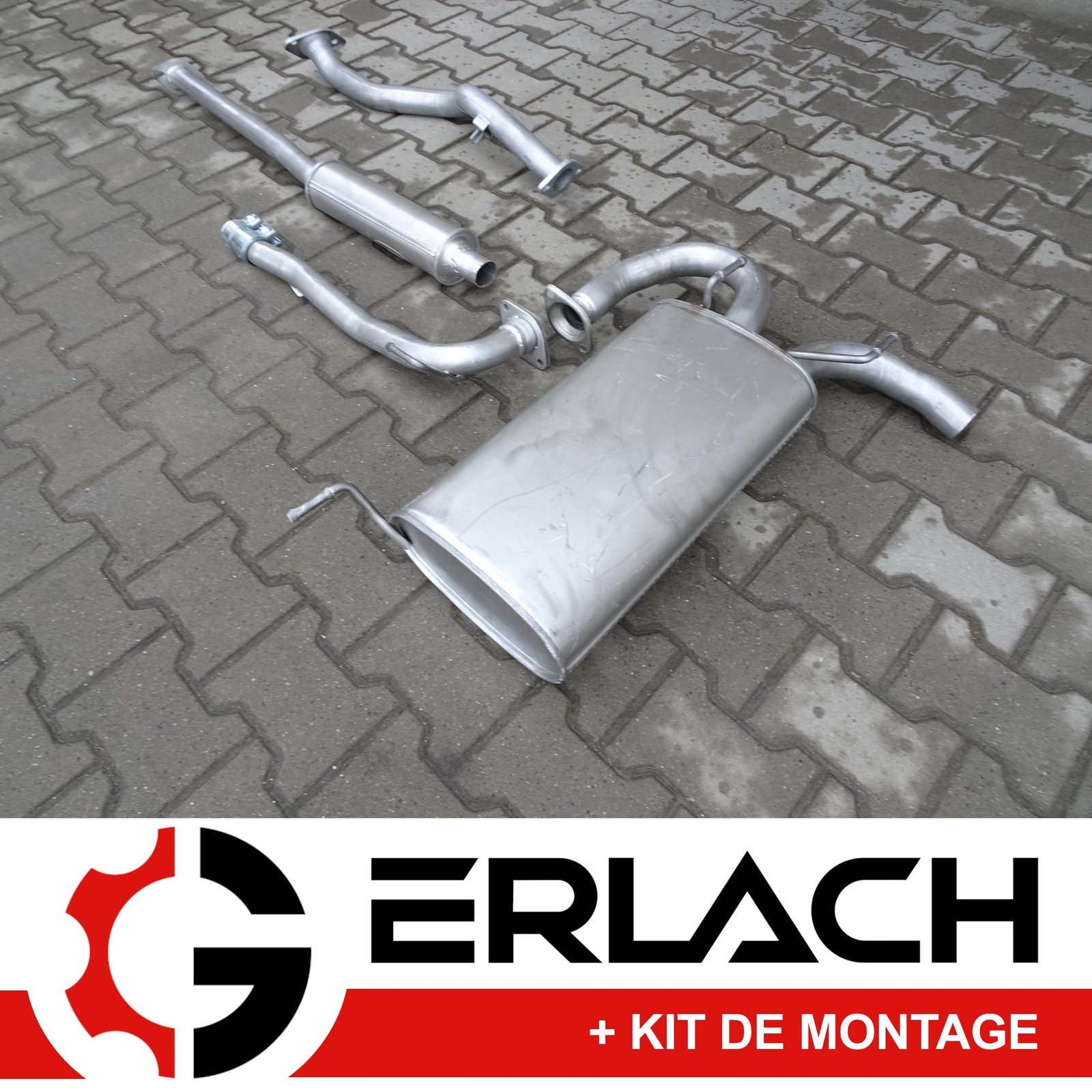 Échappement silencieux pour Nissan X-Trail T30, réduction sonore maximale pour moteur 2.0 2.5