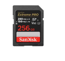 SanDisk Extreme PRO SDXC UHS-II 256GB Memory Card 280/150MB SDSDXEP-256G-GN4IN