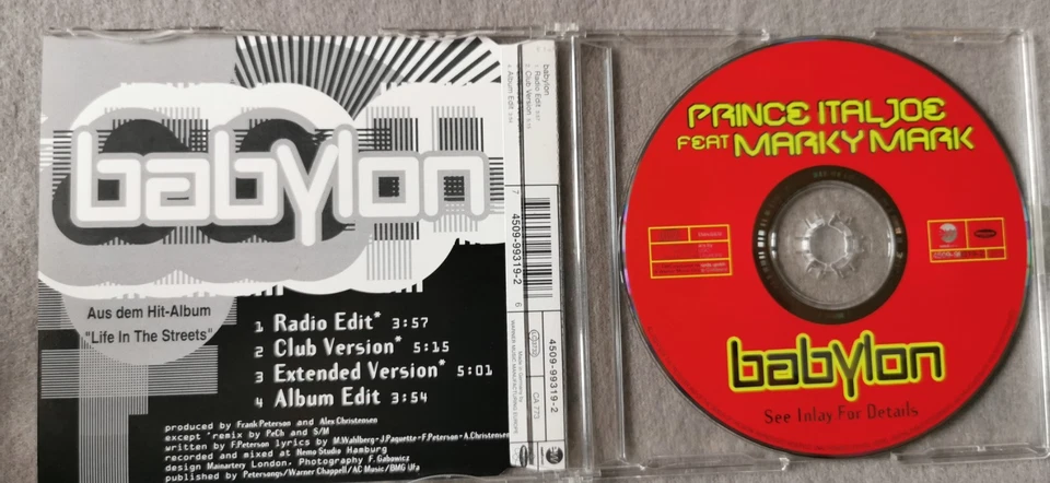 Prince Ital Joe feat. Marky Mark - Babylon - MAXI CD - Bild 3 von 4