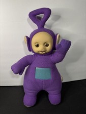 Vintage Teletubbies 9" Plush Purple Tinky Winky Playskool Hasbro 1998 NO VOICE