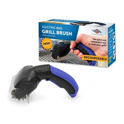 Electric BBQ Grill Brush, Cordless and Rechargeable, Stainless Steel Bristles