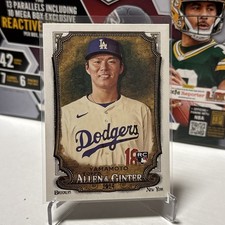 2024 Topps Allen & Ginter Yoshinobu Yamamoto Rookie RC #201 Dodgers