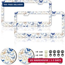 Butterfly License Plate Framesbutterfly Car Accessories For Women And Men Cute Butterfly License Plate Framesbutterfly Car Accessories For Women And Men Cute