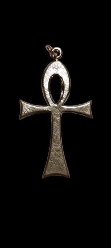 Ankh pendant In Sterling Silver On Chain - Picture 2 of 3