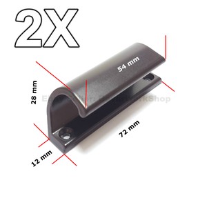 2x Gretsch Unitas Gu Aluminum Balcony Door Handle 9 22921 Black Ebay