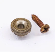 AGP ™ - Telecaster ® - Relic Aged Nickel Vintage Round String Tree and Screw