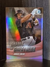 2022 Bowman Chrome Jordan Lawlar Shades of Greatness Prospect RC - Arizona