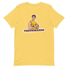 SAM DARNOLD Throwmando T-SHIRT Minnesota Football Arnold Commando Funny Cartoon