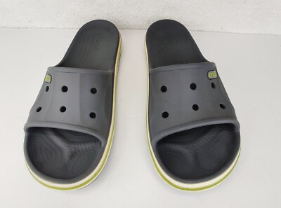 Crocs Size M12 Bayaband Iconic Comfort 205392 Unisex Gray Crocs Size M12 Bayaband Iconic Comfort 205392 Unisex Gray