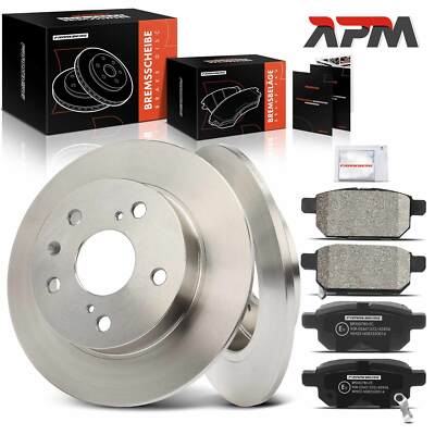 Bremsscheiben Bremsbeläge Ø 259 mm Voll Hinten für Suzuki Swift IV Vitara SX4