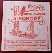 BUVARD - BISCOTTES ST HONORÉ - FABLE DE LA FONTAINE - LE RENARD ET LE CORBEAU -