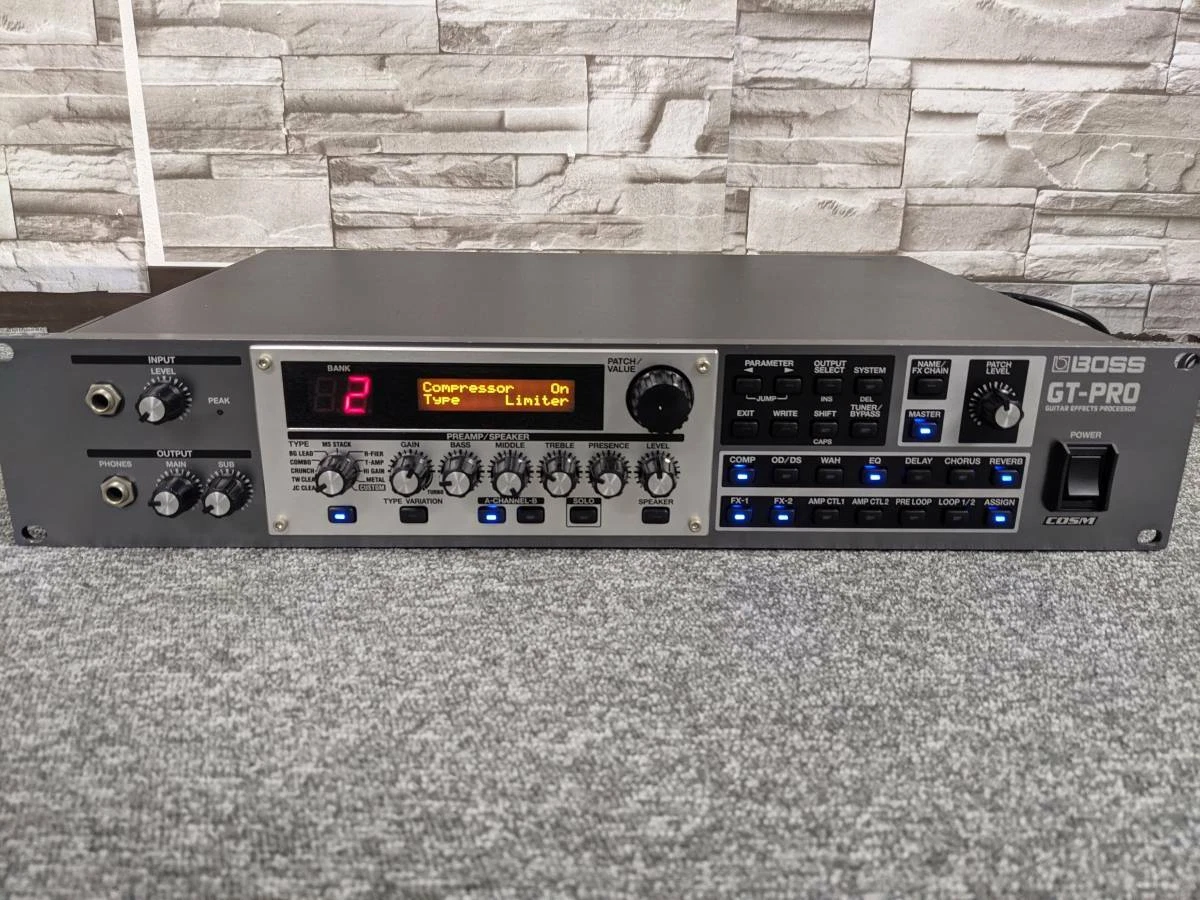 BOSS GT-PRO Electric Guitar Multi Effect Processor Rack Mount Good Working F/S