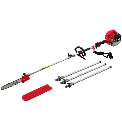 Giantz 65CC Pole Chainsaw Petrol Saw Chain Tree Pruner 12" Long Reach Bonus Gift - Picture 2 of 9