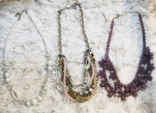 Pretty Necklace Bundle Costume Jewelry - 3 Pieces