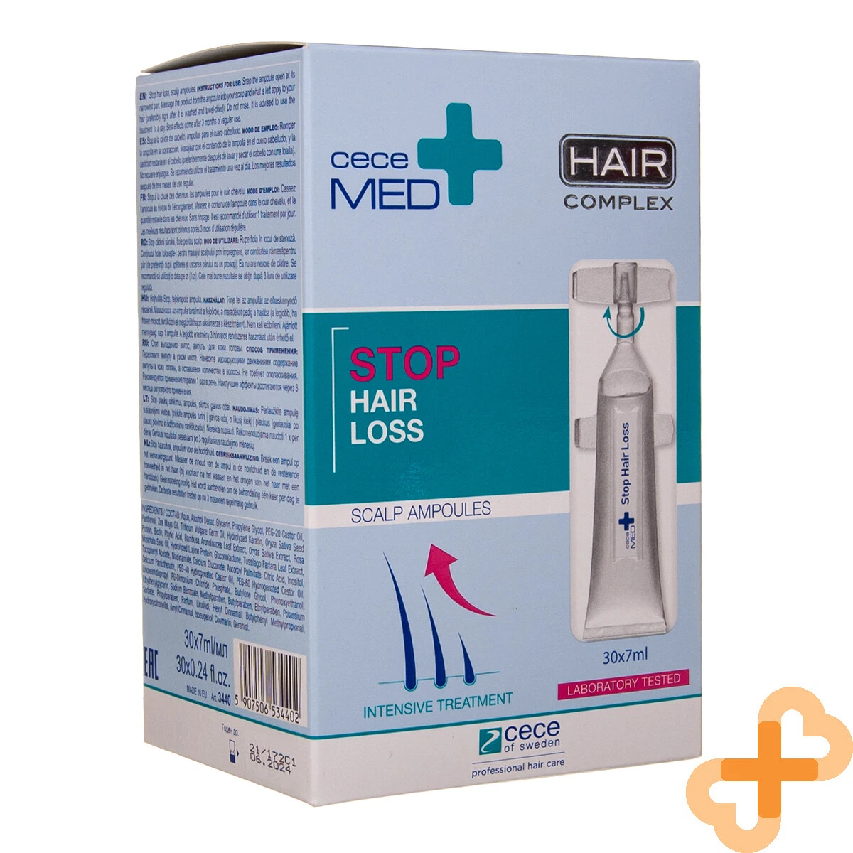CECE MED Ampoules Against Hair Loss Prevention 7 ml x 30 pcs. Vitamin A