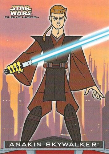 STAR WARS CLONE WARS ANIMATED CARDS 1 TO 90 BASE / BASIC CARDS BY TOPPS - Picture 15 of 109