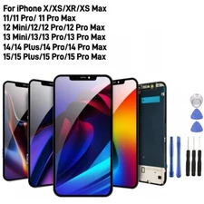 For iPhone XR Max 11 12 13 14 15 16 OLED LCD Touch Screen Digitizer Assembly Lot