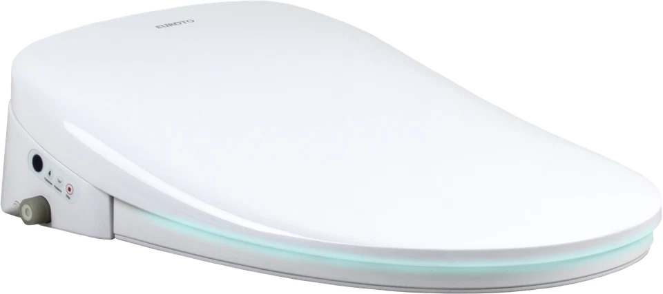 Asiento de inodoro inteligente bidé eléctrico alargado auto desodorización luz nocturna térmica Foto 4 de 4