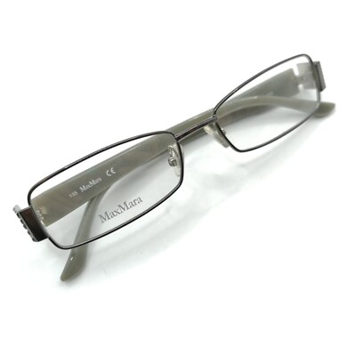 Max Mara Damen Brille MM 855 FXU 52/16 135 mit Glitzersteinen braun/blau 