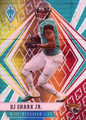 2020 Panini Phoenix Fire Burst # 43 DJ Chark Jr. Jacksonville Jaguars