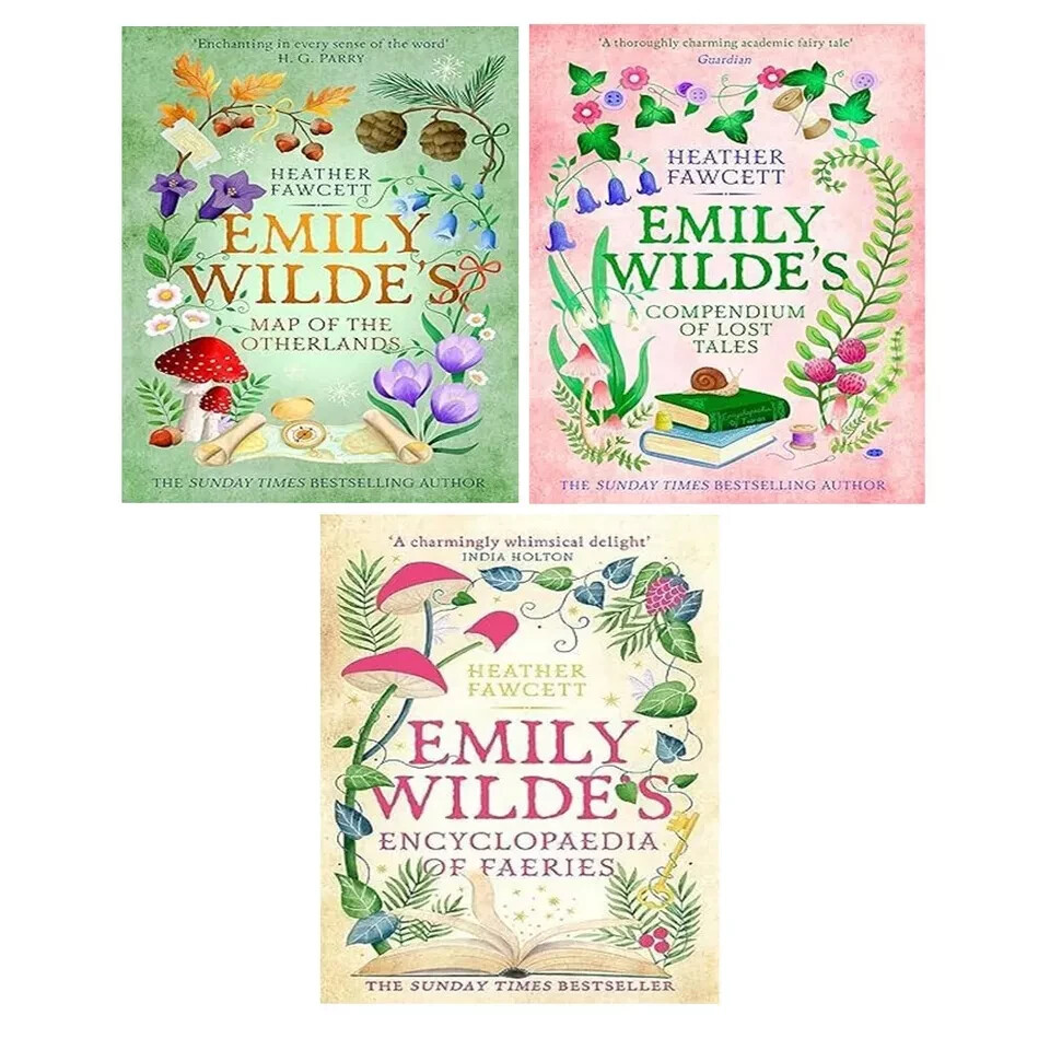 Emily Wilde Series 3 Books Collection Set by Heather Fawcett Compendium of Lost