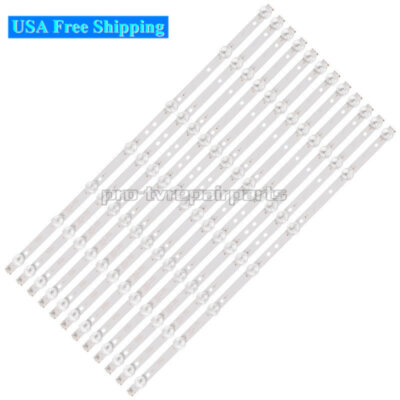 K490WDR A1 4708-K49WDR-A1212K11 LED Backlight Strips (12) For Toshiba 49L621U