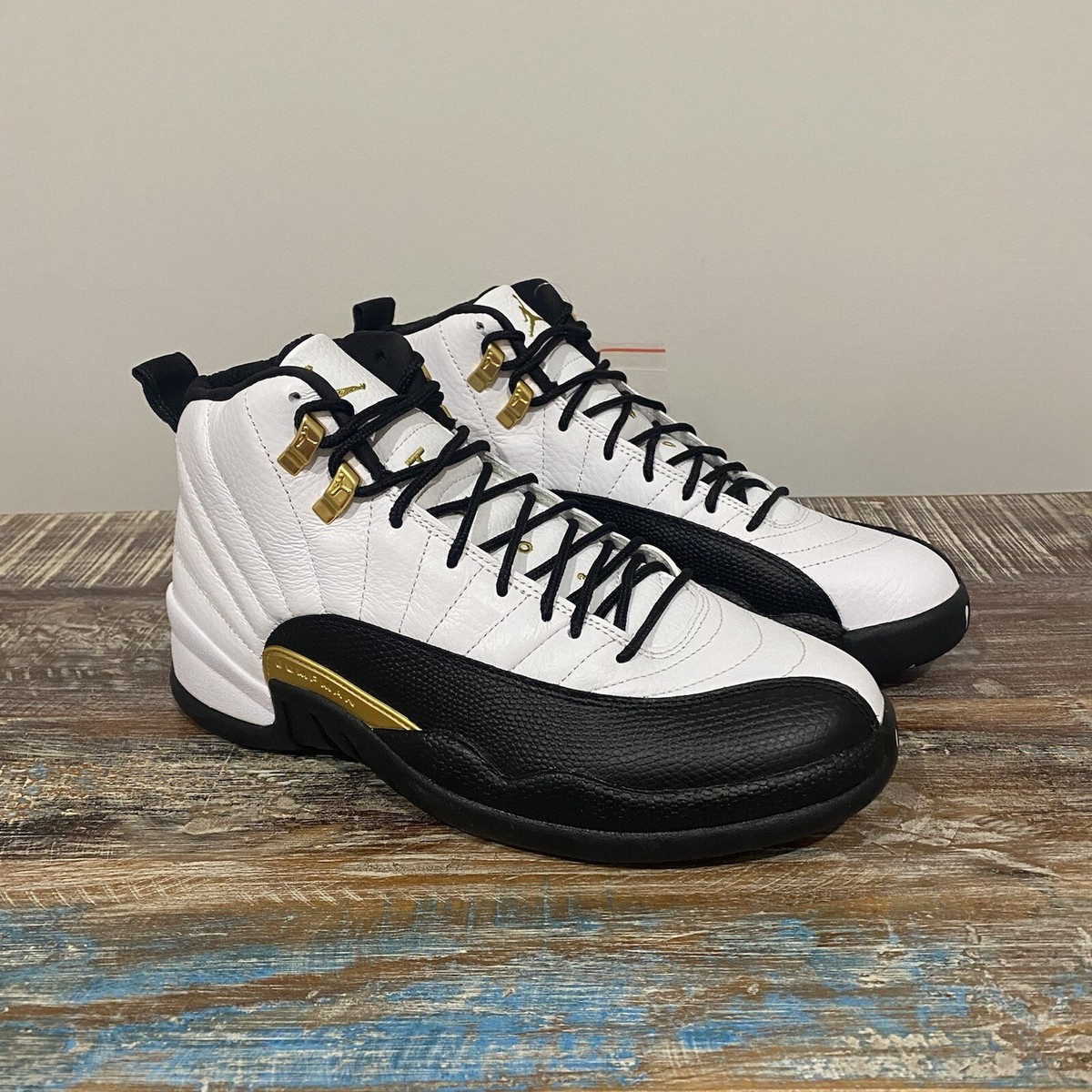 Air Jordan 12 RETRO ホワイト/ブラック/ゴールド 23 Men's Jordan 12 Retro 