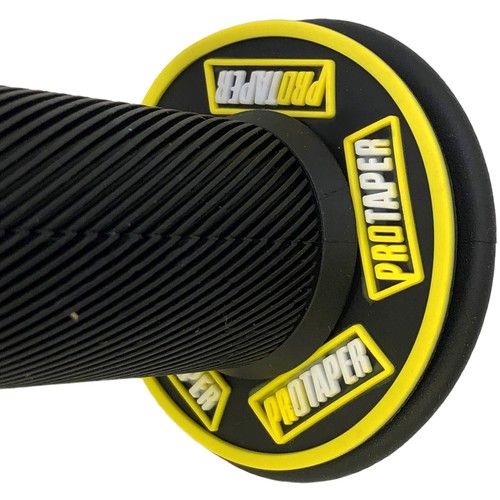 Suzuki YELLOW ProTaper 7/8" Dirt Bike Grips - RM65 RM85 RMZ250 RMZ450 DRZ650 - Picture 2 of 8