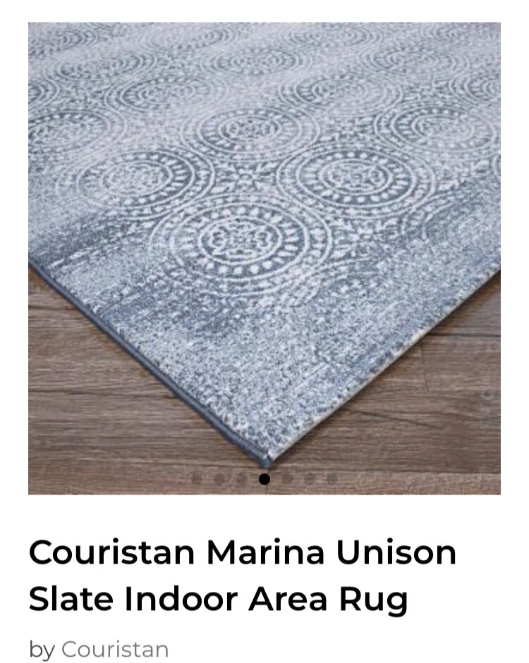 Alfombra de interior Couristan Marina unísono pizarra interior * material* polipropileno Foto 2 de 4