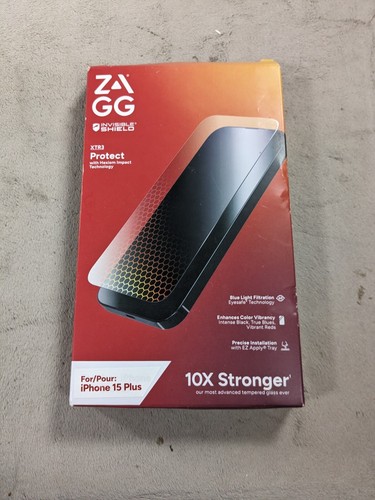 ZAGG InvisibleShield Glass XTR3 Screen Protector for iPhone 15 Plus - Unused