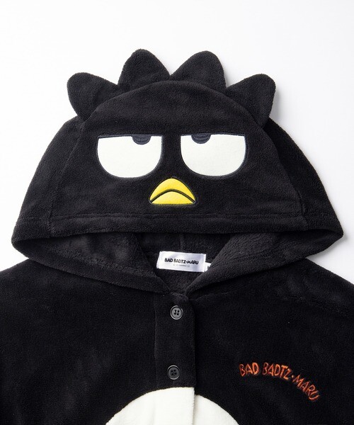 Sanrio Badtz-Maru Hoodie & Pants Pajama Loungewear Pile Fleece